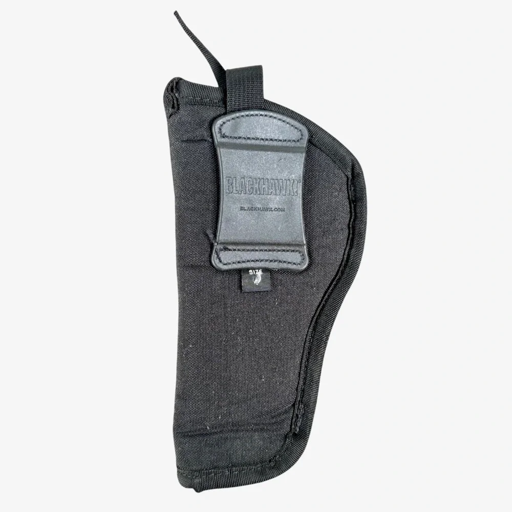 BLACKHAWK! Nylon Hip Holster Black Size‎ 4 RH Right Handed Revolver Hand Gun